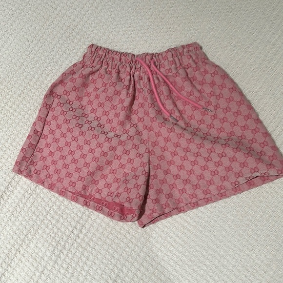 🟢Cute pink shorts with drawstring - Picture 2 of 2
